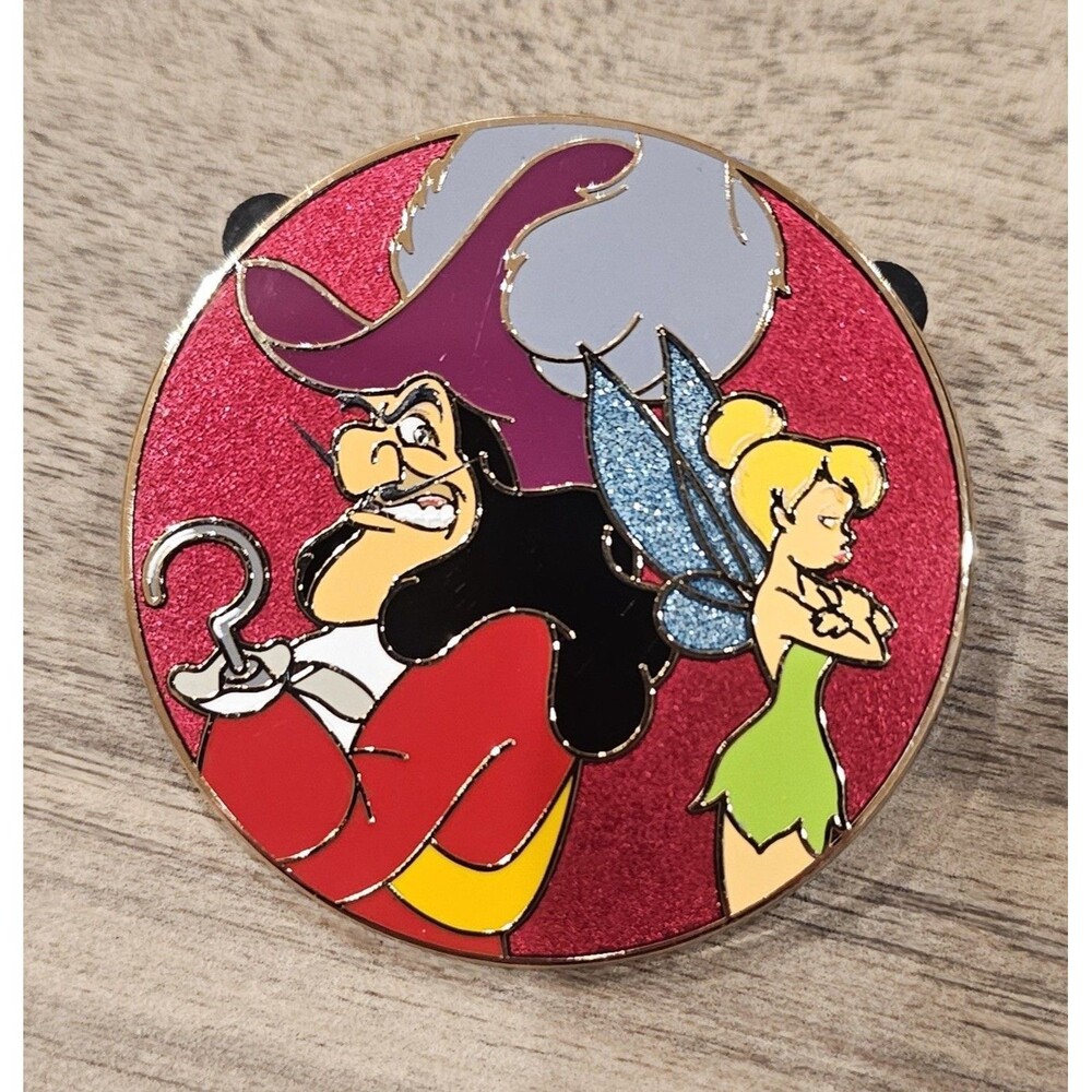 Walt Disney Company Store TWDCS D23 Epic Rivals Pin Mystery Hook Tinkerbell